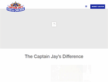 Tablet Screenshot of captainjays.net